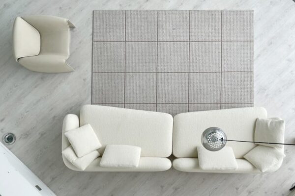 Saint-Germain White Fabric Sofa - Image 4