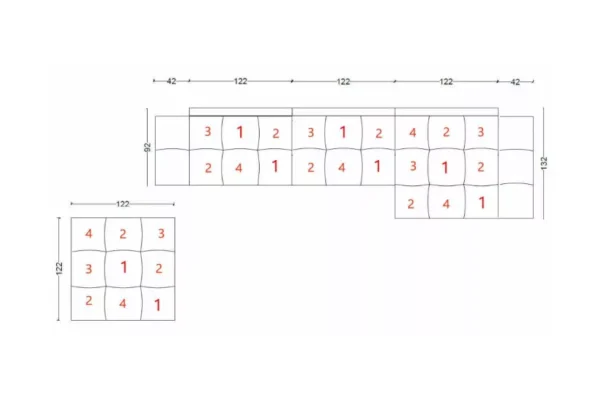 Pixel Patchwork Sofa - Image 3